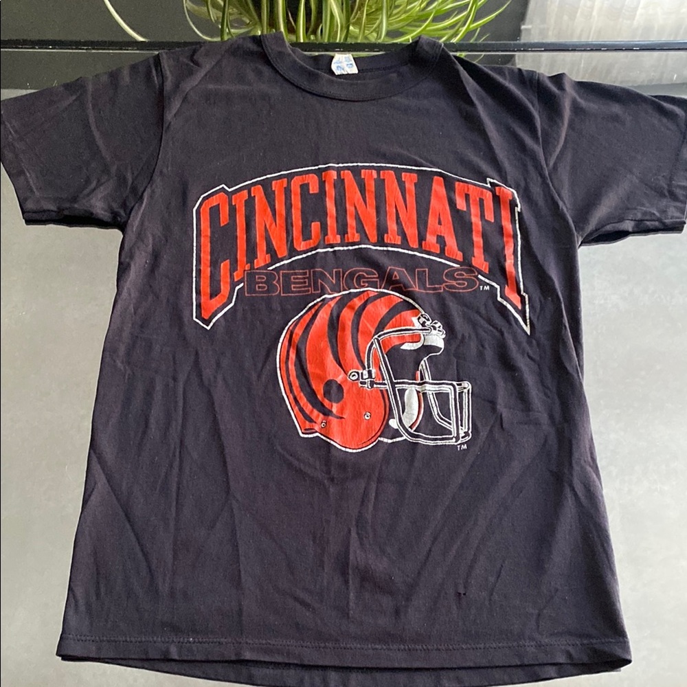 Vintage NFL Cincinnati Bengals Football 1980s T Shirt - Champion, Size Medium